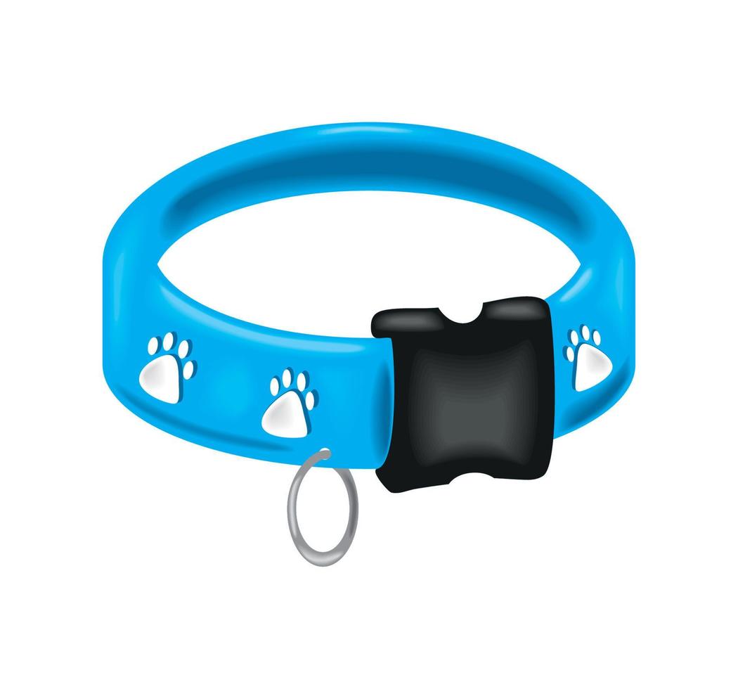 collar for dog pet vector