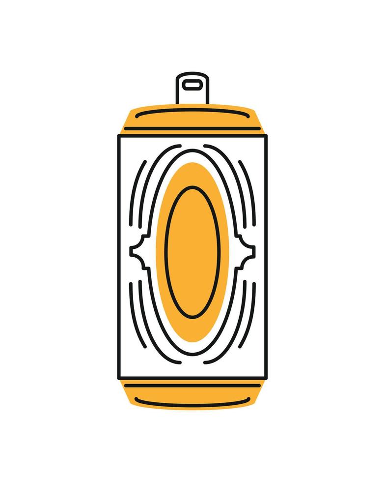 beer can drink vector