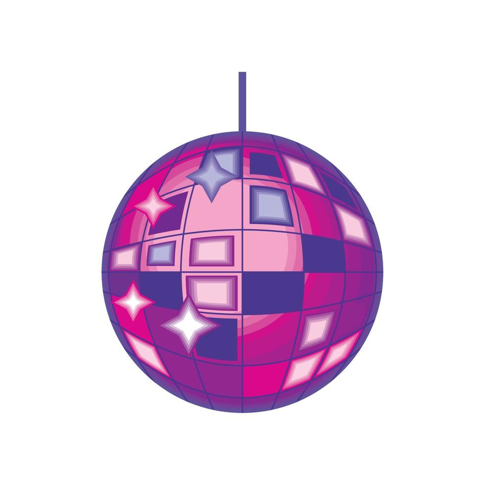 icono de bola de discoteca vector