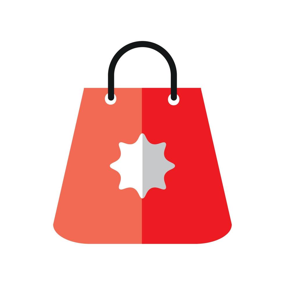 shopping bag icon vector