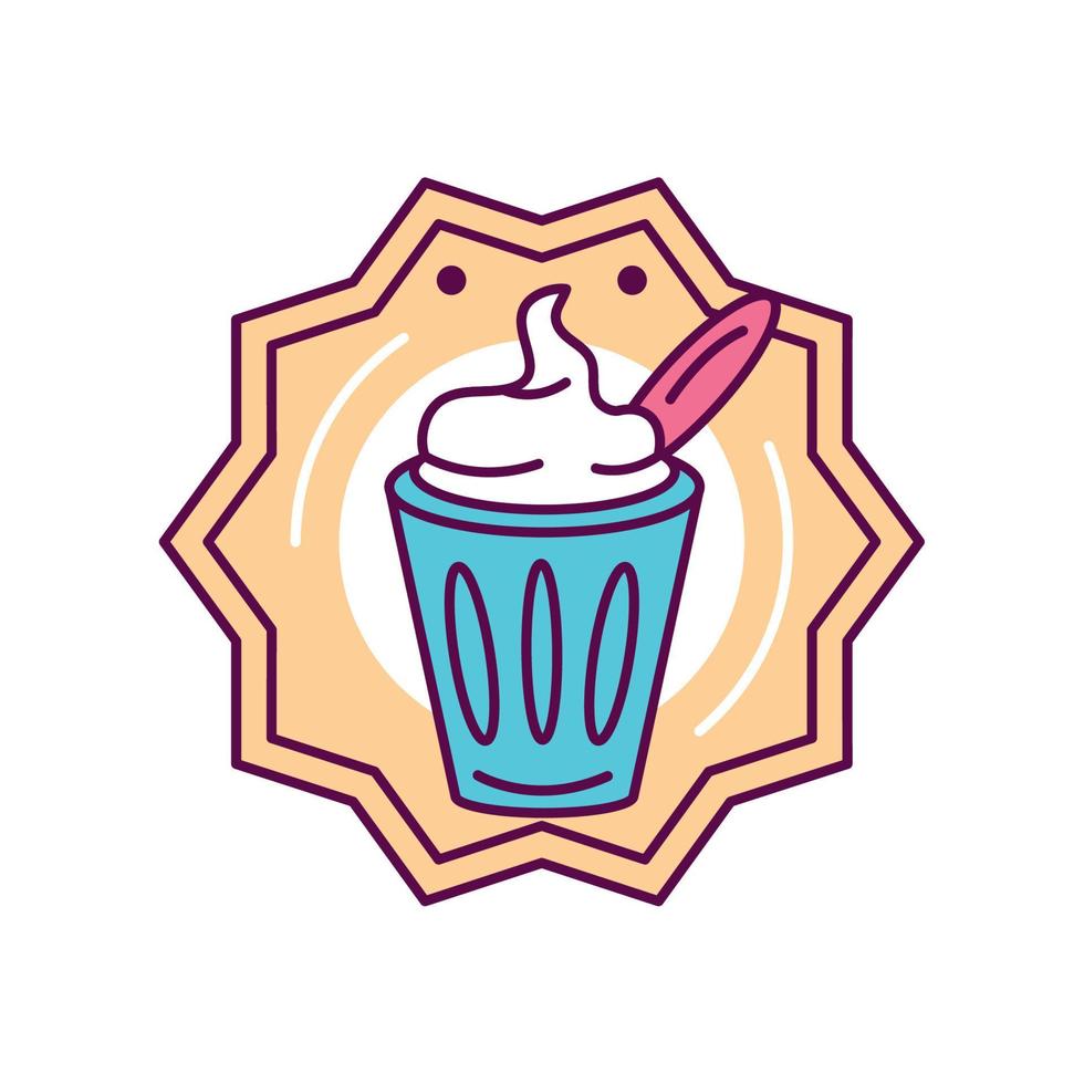 smoothie cool food vector