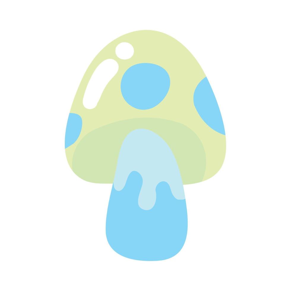 mushroom cartoon icon vector