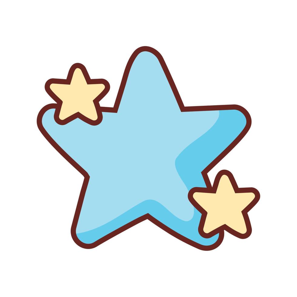 stars social media vector