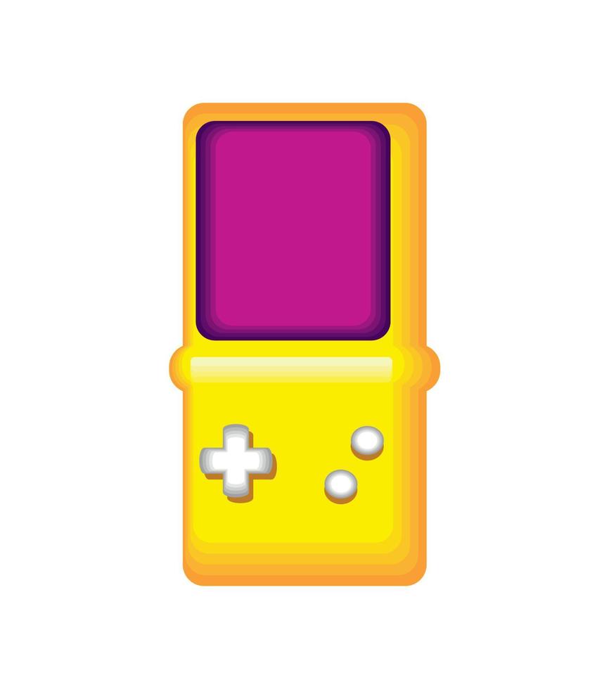 portable video game retro vector