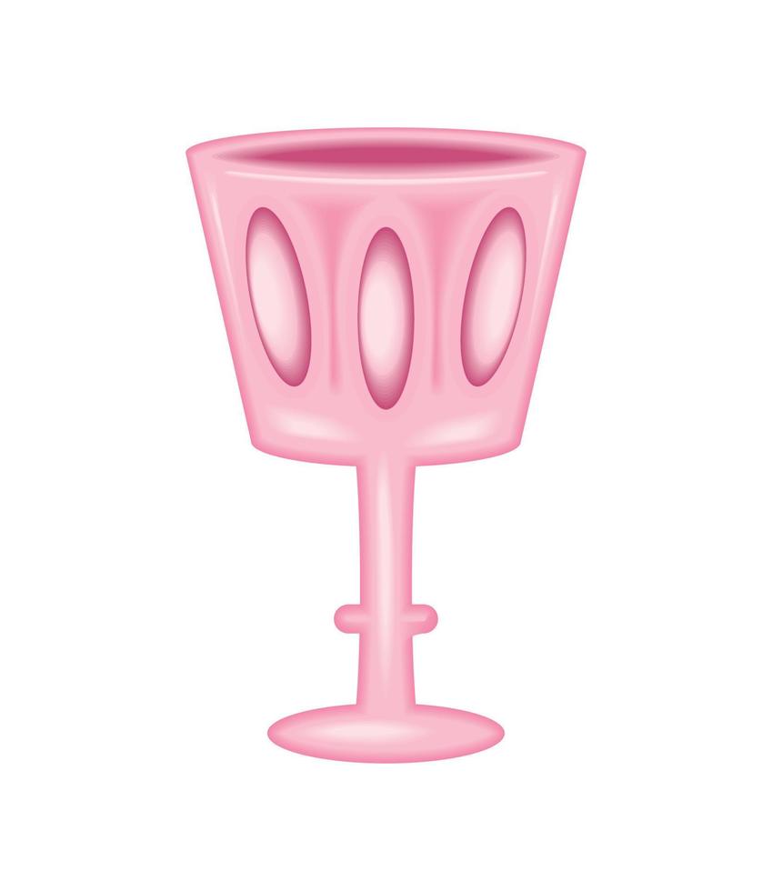 pink fantasy cup vector