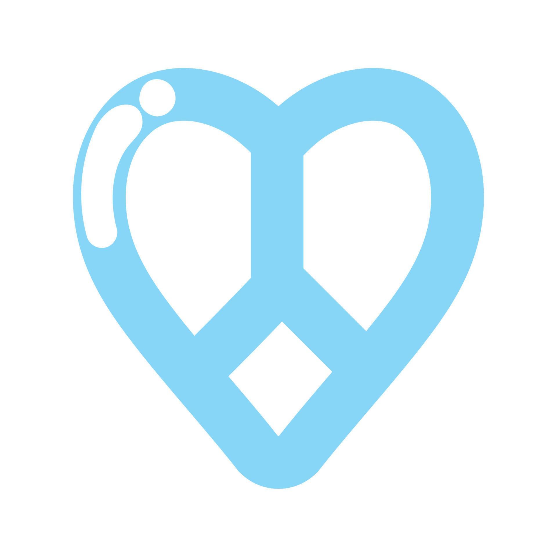 heart shape peace sign 10316590 Vector Art at Vecteezy