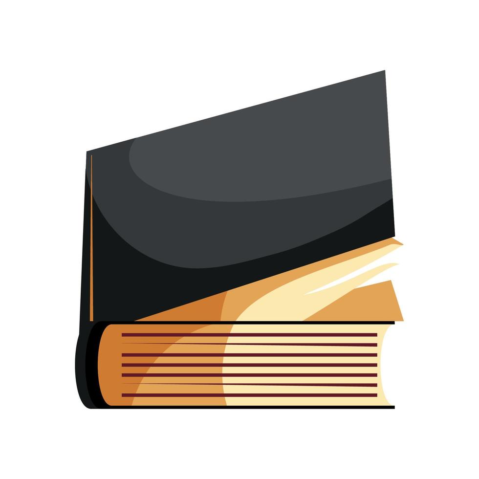 book icon isolated vector