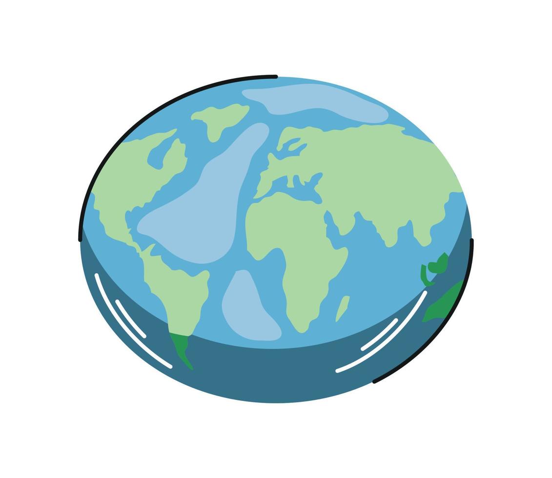 world map icon vector