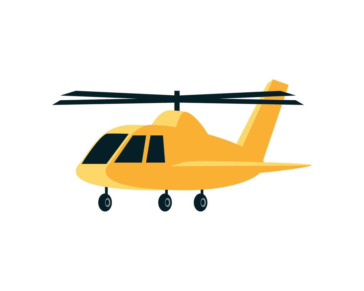 helicopter transport icon vector