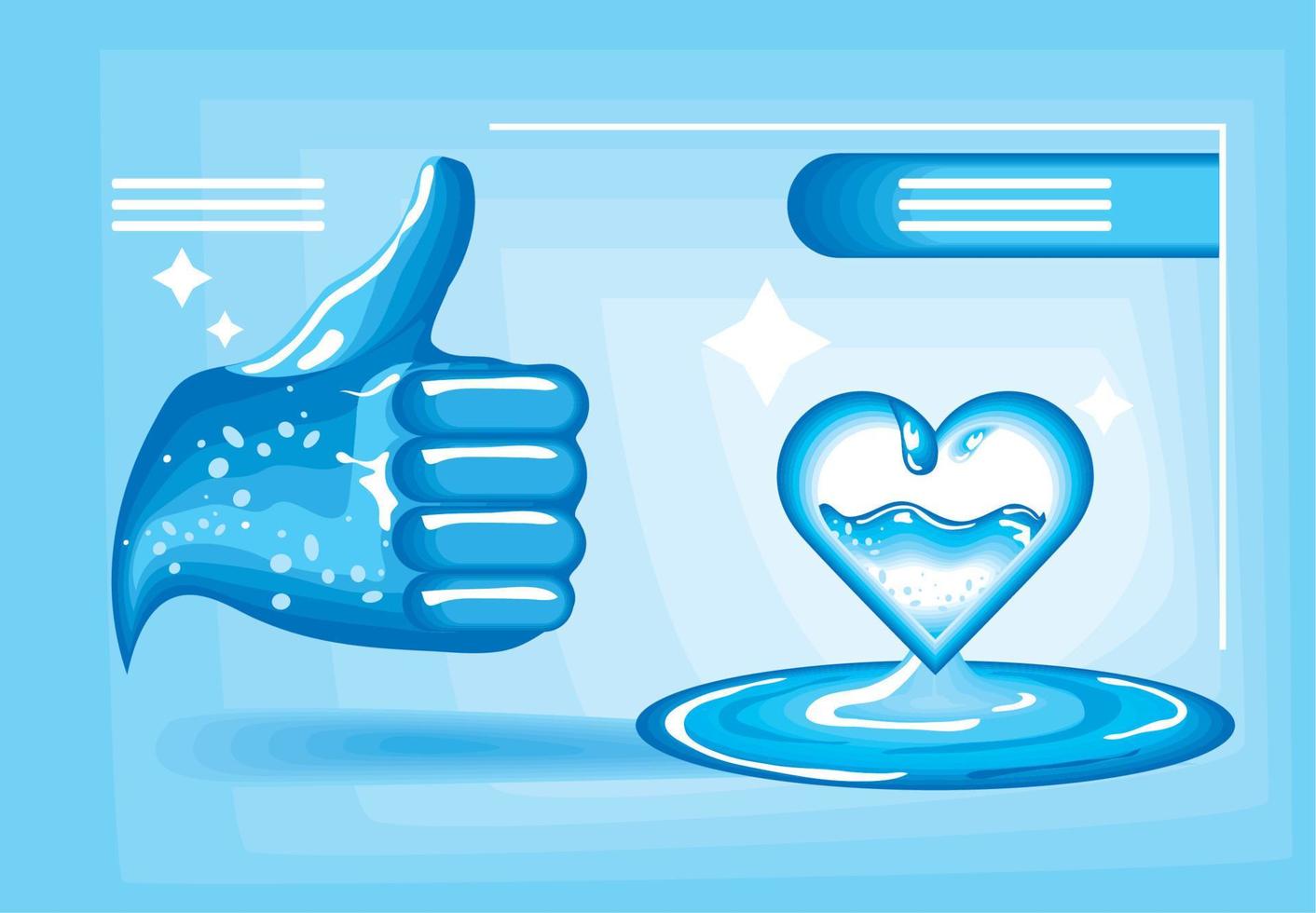 world water day vector