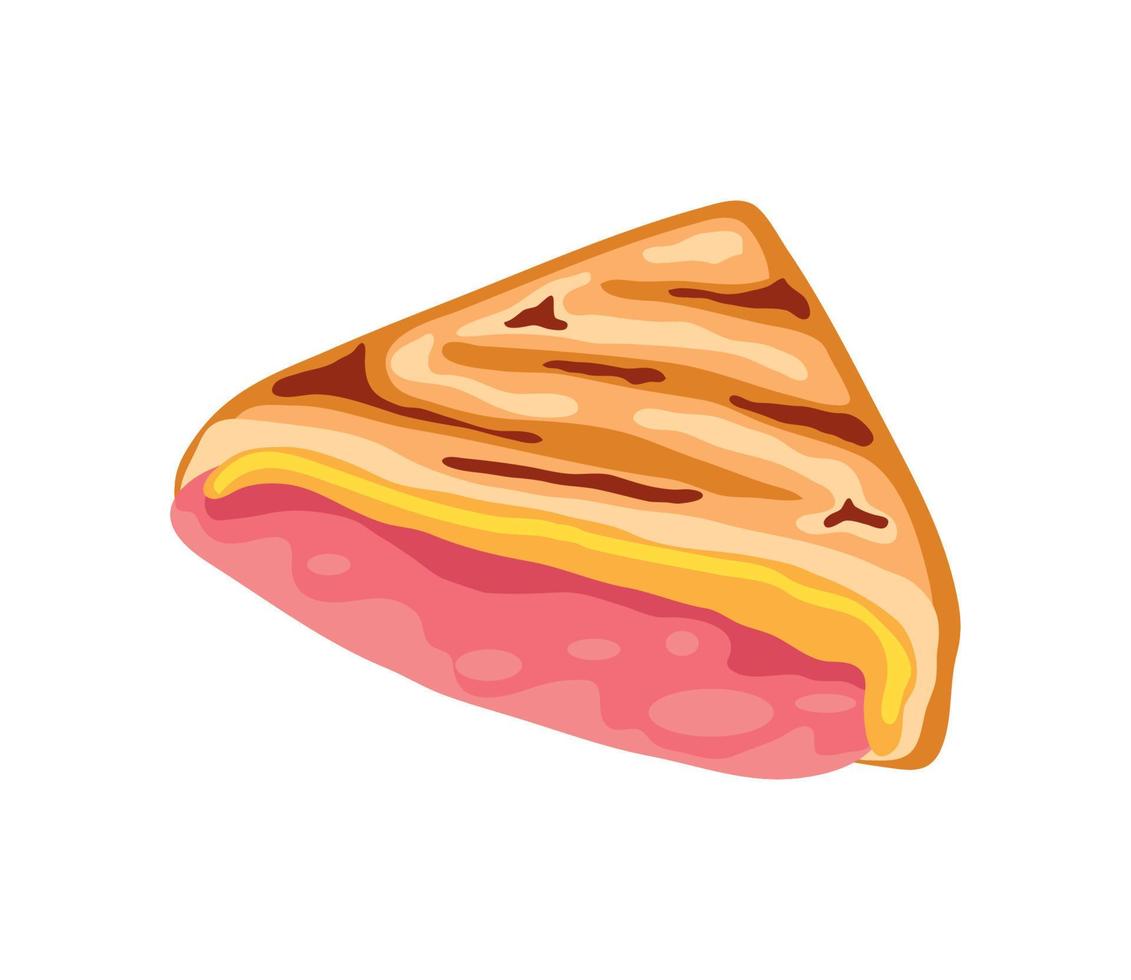 slice sandwich food vector