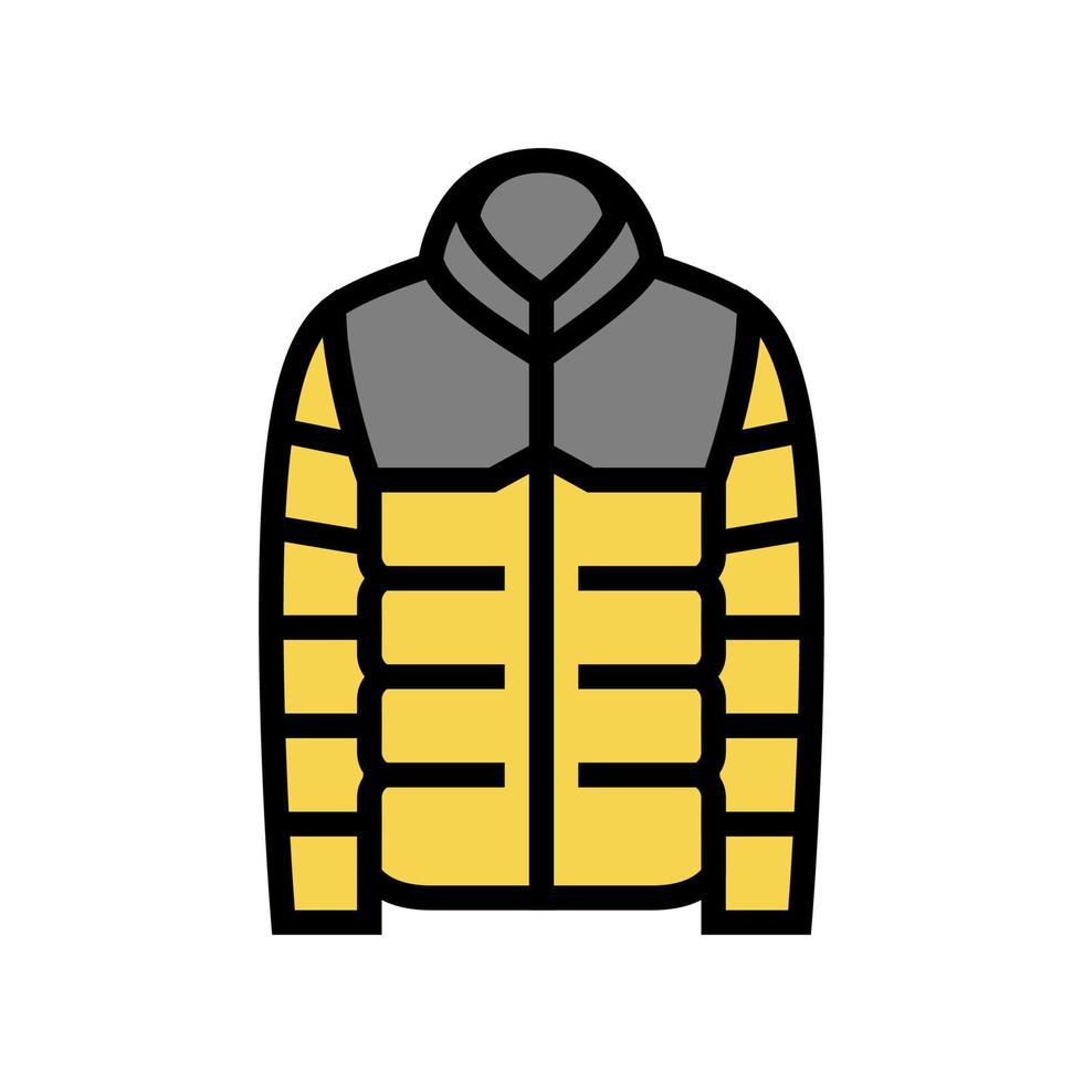 jacket clothing color icon vector illustration