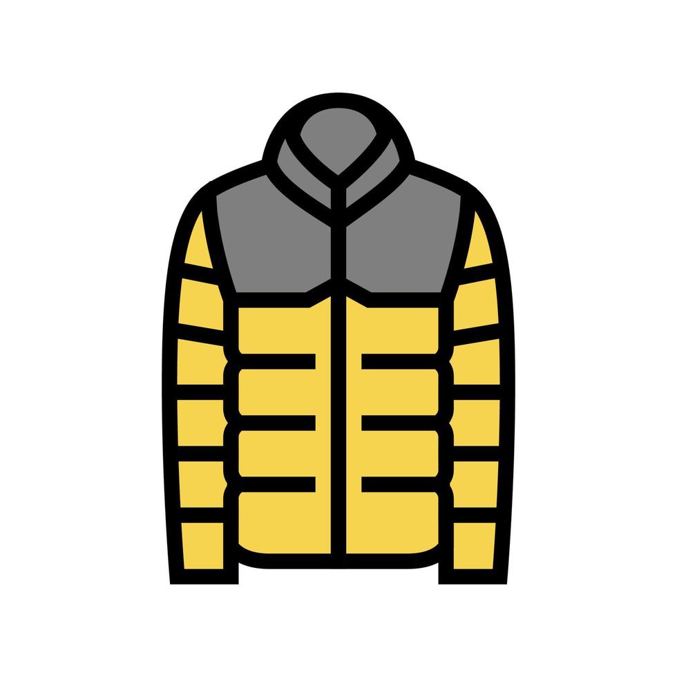 jacket clothing color icon vector illustration