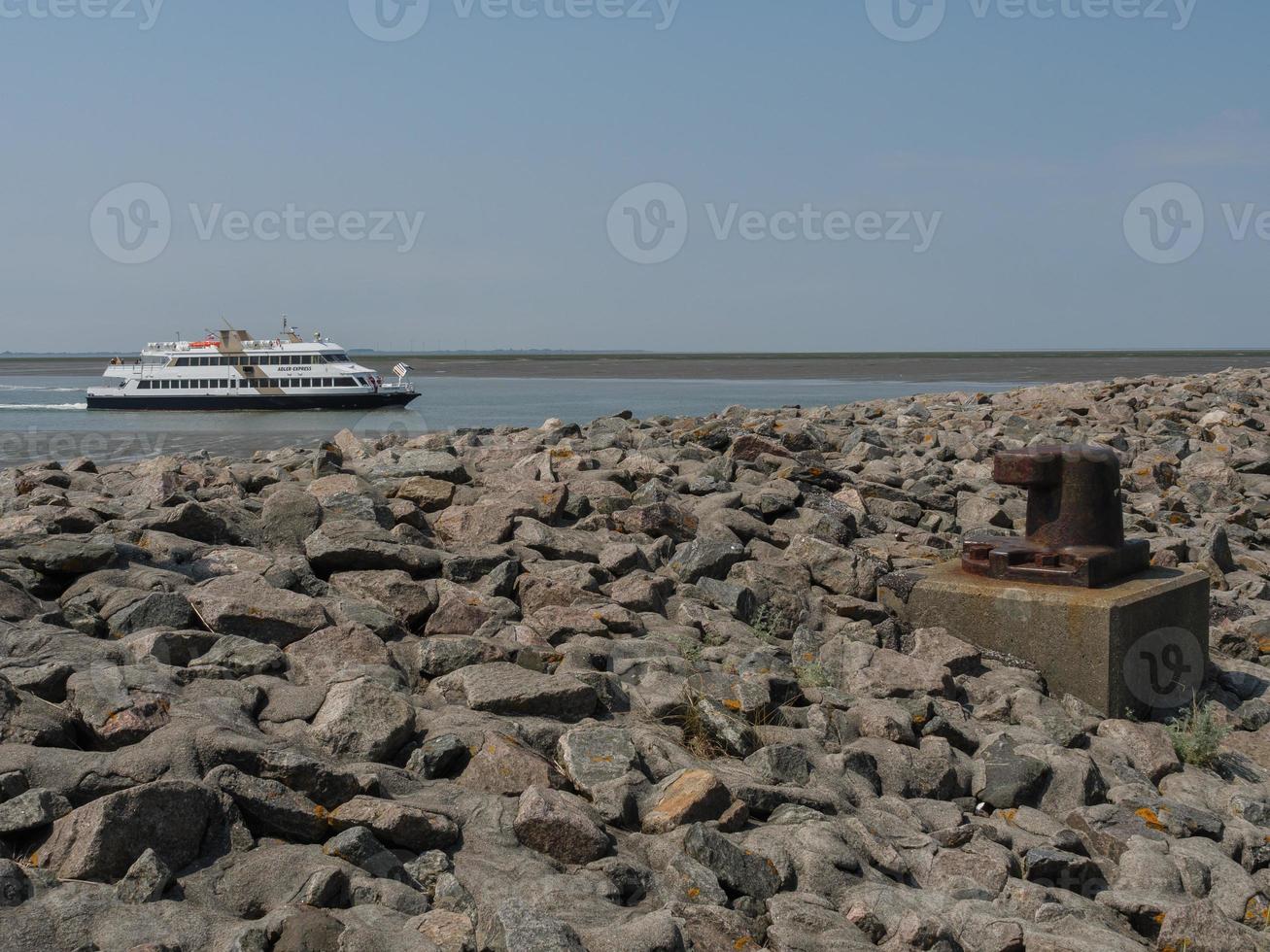 the island Nordstrand in the north sea photo