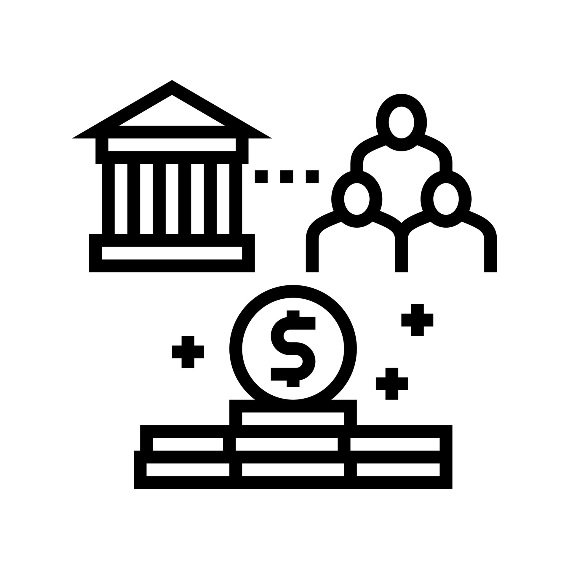 state of people benefits line icon vector illustration 10317307 Vector