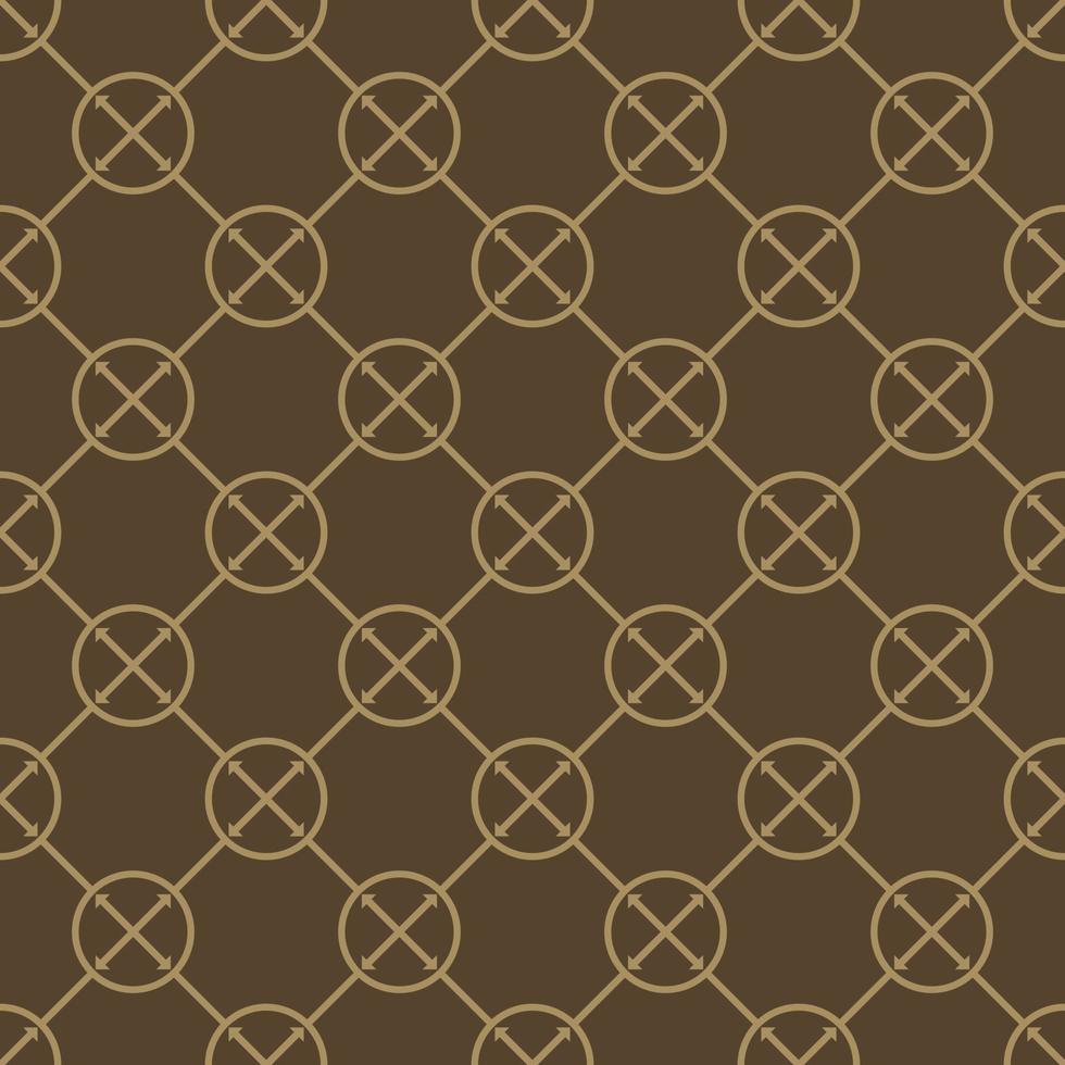 asian monochrome geometric floral fabric pattern vector