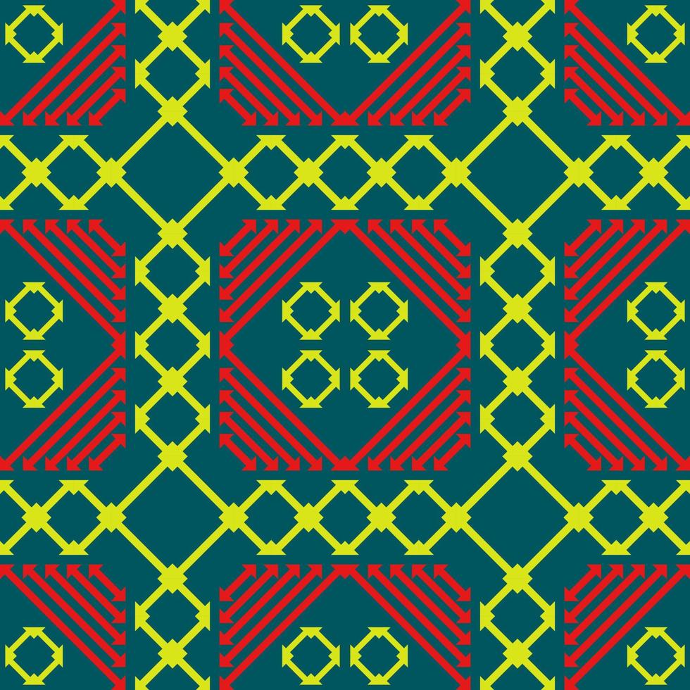 native asian geometric pattern vector