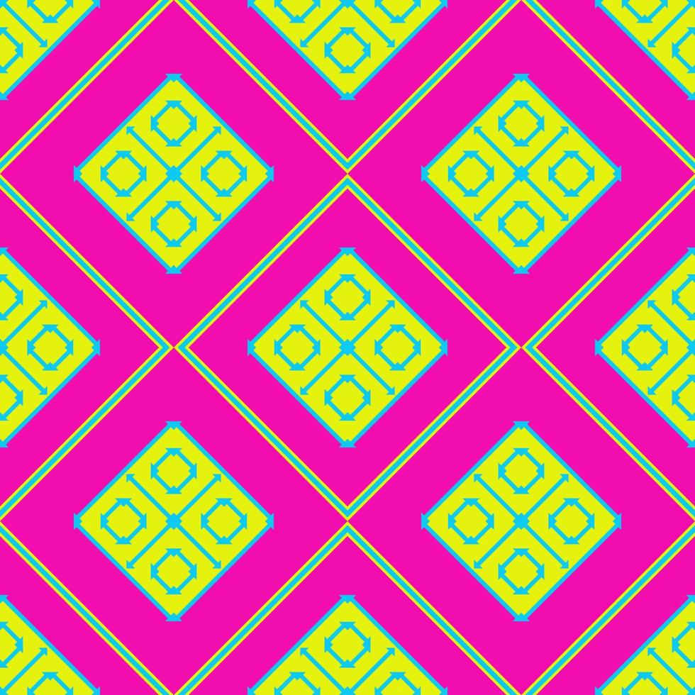 native asian geometric pattern vector