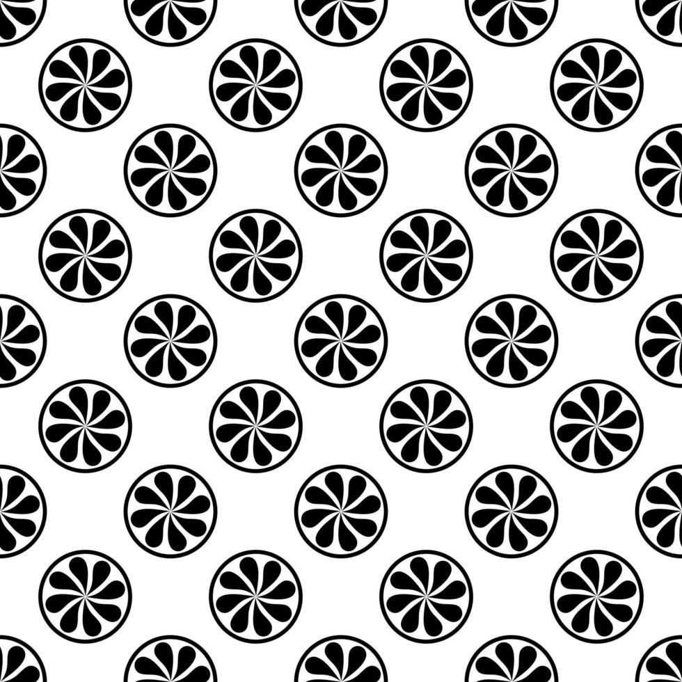 black white asian boho mandalas geometric floral pattern for printing on fabric ,Other products on demand vector