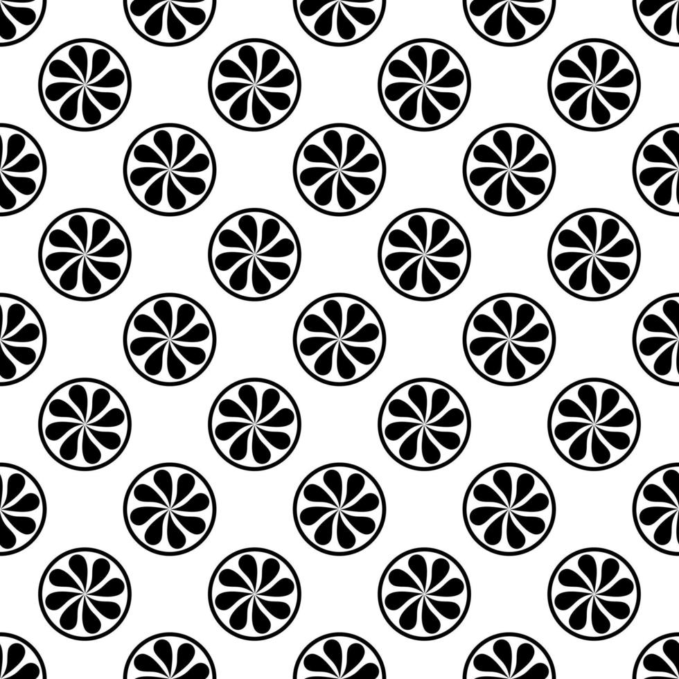 black white asian boho mandalas geometric floral pattern for printing on fabric ,Other products on demand vector