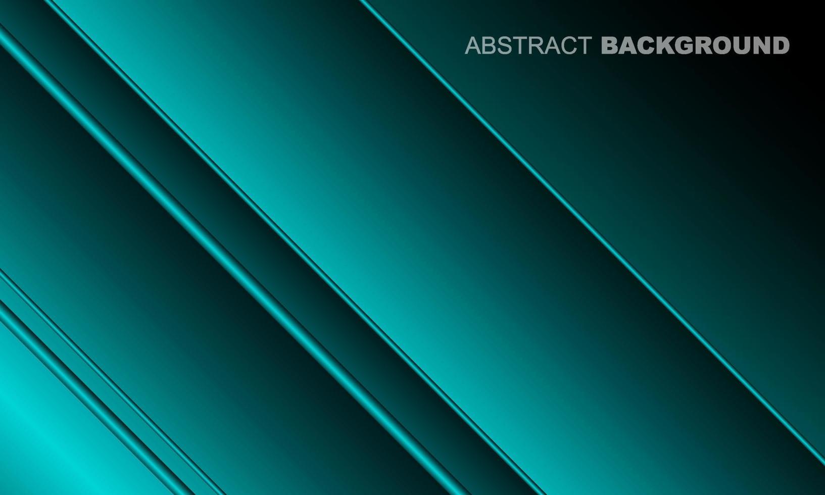 Abstract green and black lines background vector