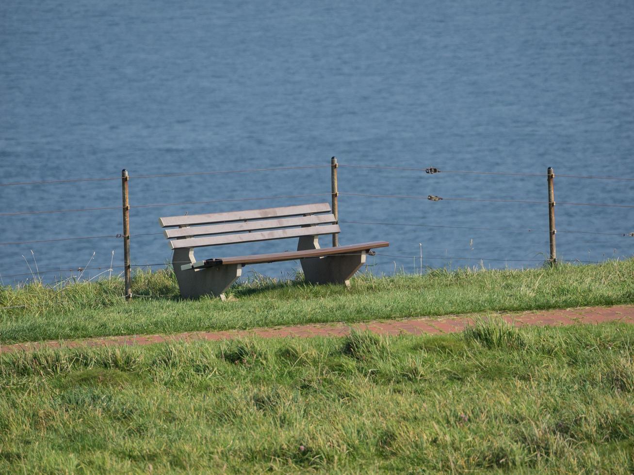Helgoland island in the north sea photo