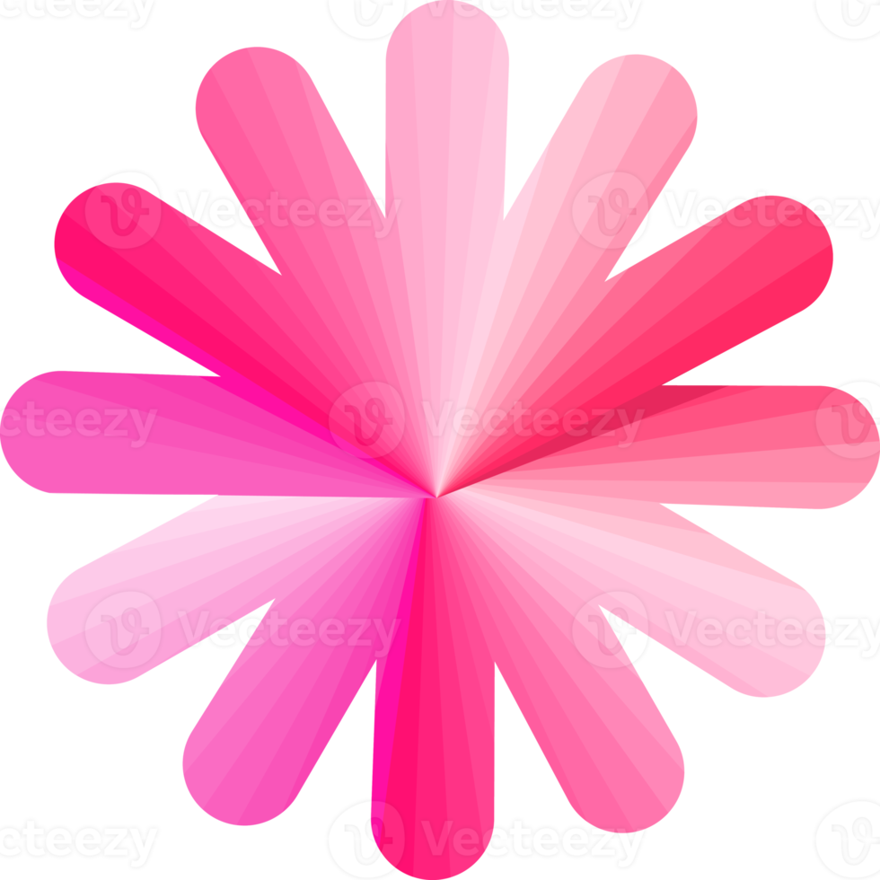 estrela flor forma botões festival distintivo etiqueta etiqueta promoção publicidade ilustração de fundo abstrato png