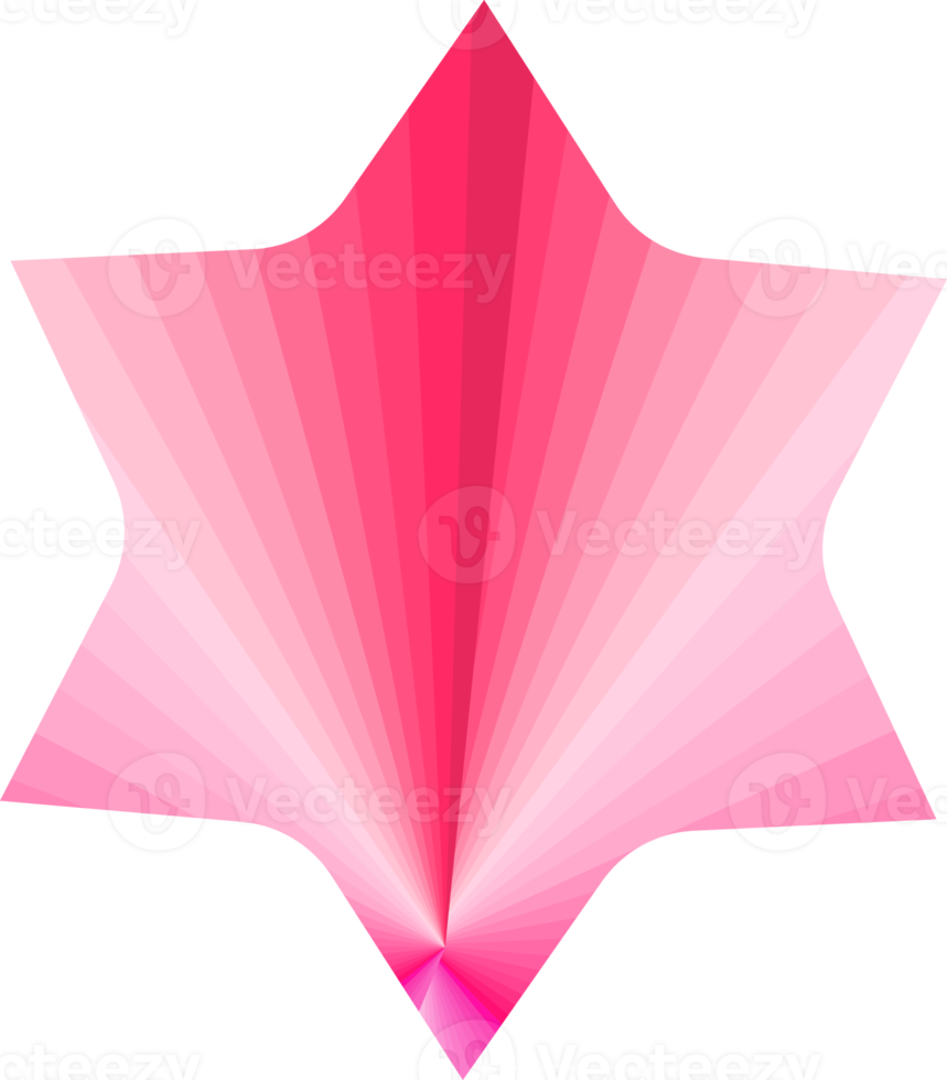 estrela rosa flor forma botões distintivo etiqueta etiqueta promoção ilustração de fundo abstrato png