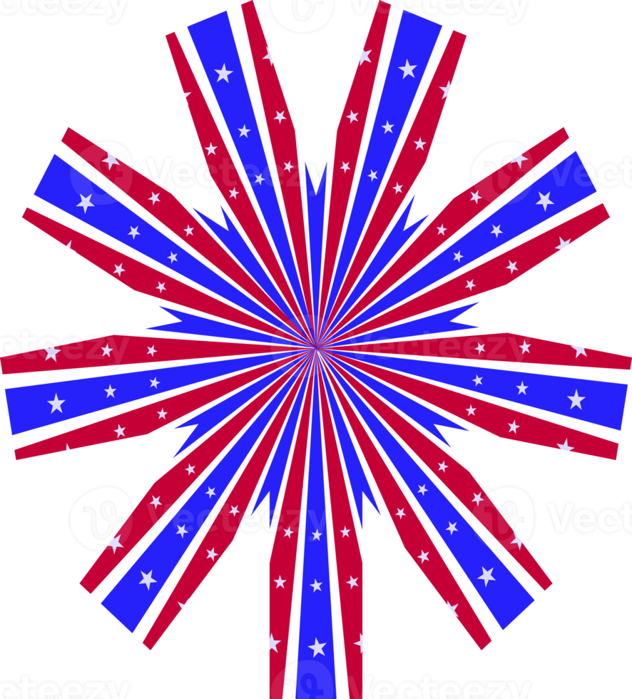 símbolo de la bandera estadounidense forma de estrella insignia botones patriota libertad resumen ilustración de fondo png