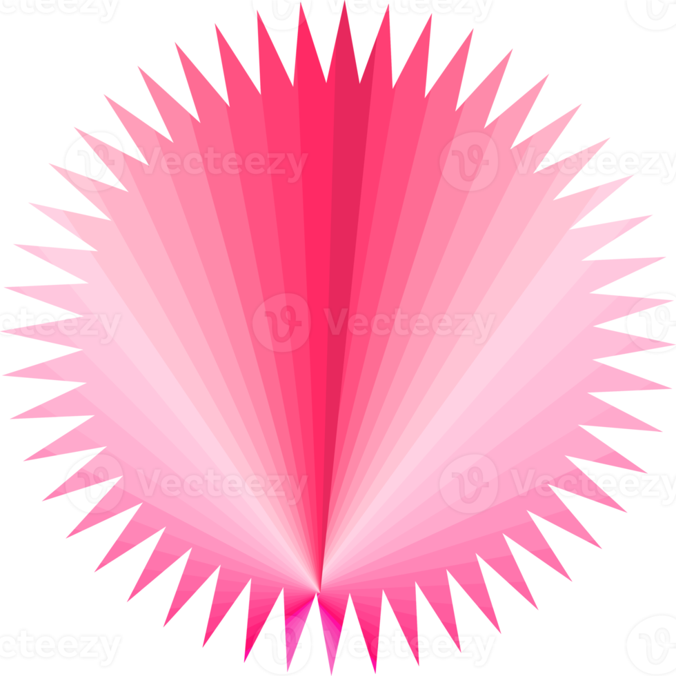 ster roze bloem vorm knoppen badge label sticker promotie abstracte achtergrond afbeelding png