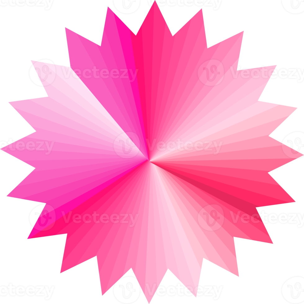 ster roze vorm element decoratie trouwkaart knoppen badge abstracte achtergrond illustratie png