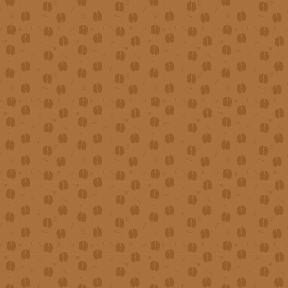 Vector seamless pattern of goat cow paw foot print isolated on brown background