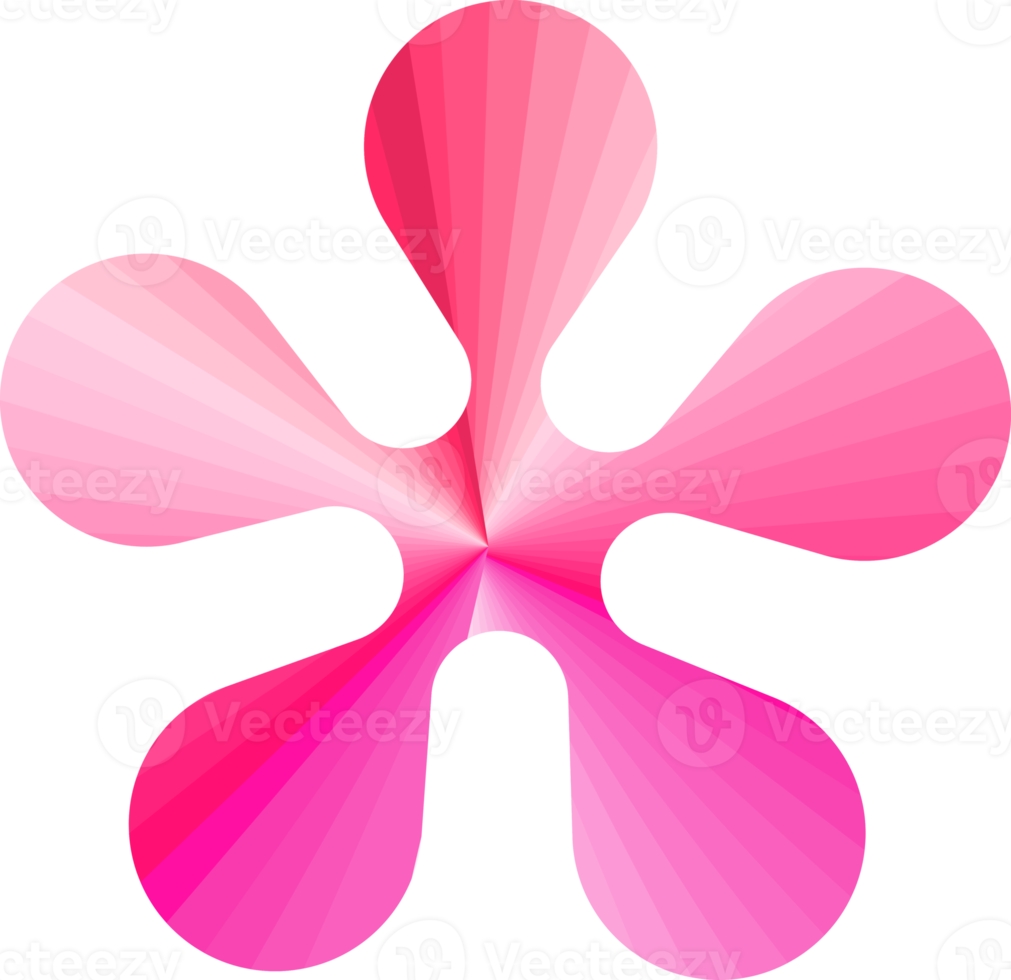 stern blume form knöpft festival abzeichen etikett aufkleber werbung werbung abstrakte hintergrundillustration png