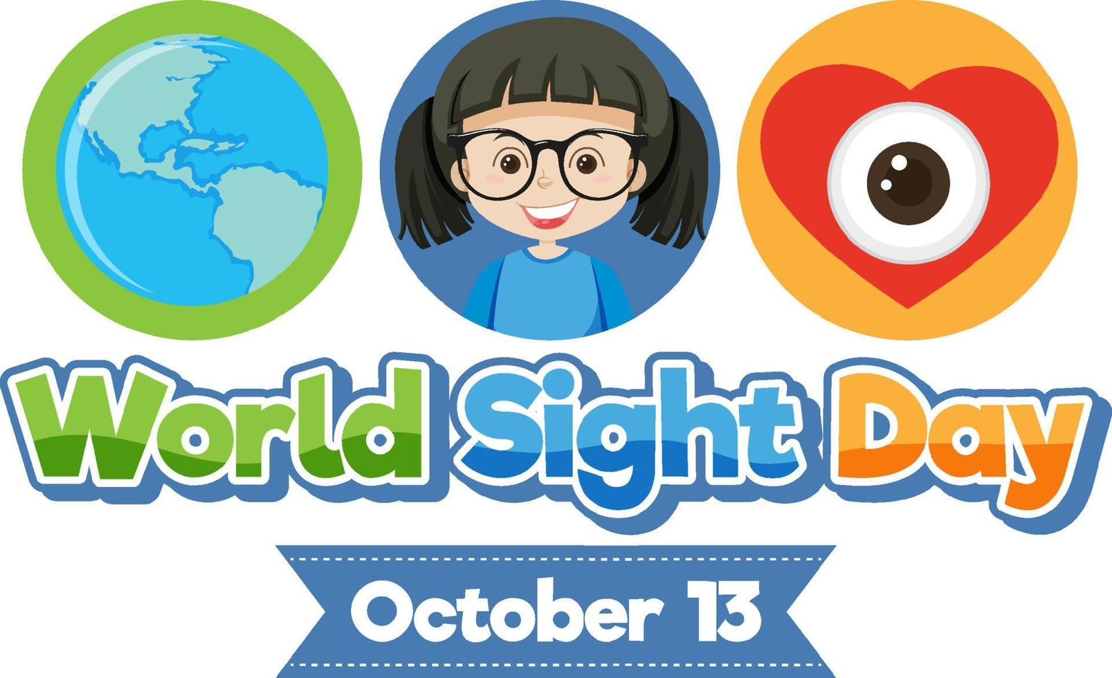 World Sight Day Concept Vector