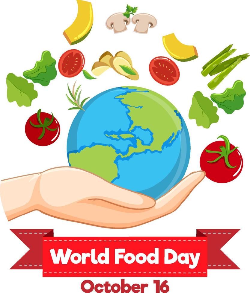World Food Day Poster Design vector