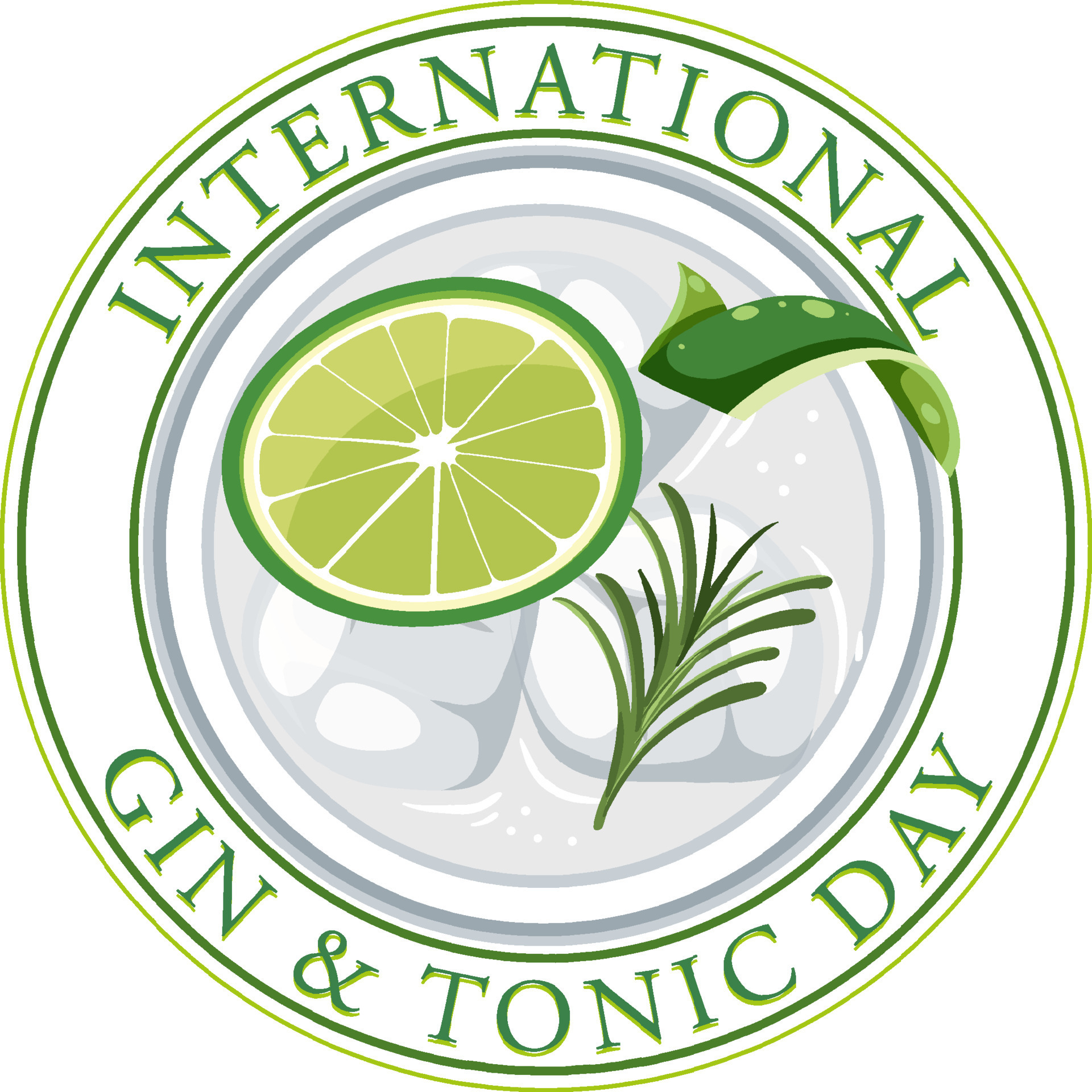 International Gin and Tonic Day Banner 10318829 Vector Art at Vecteezy