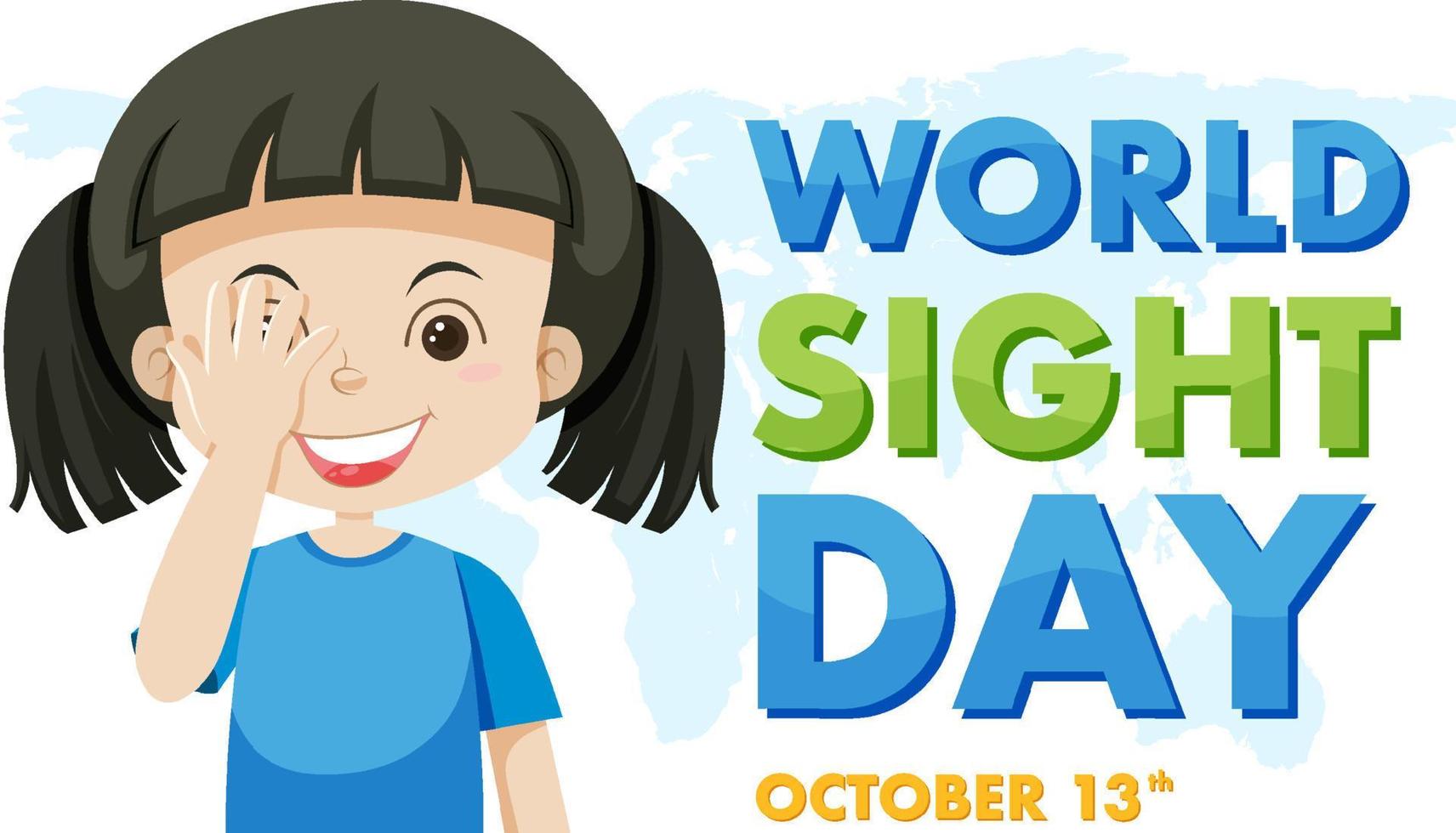 World Sight Day Poster Design vector