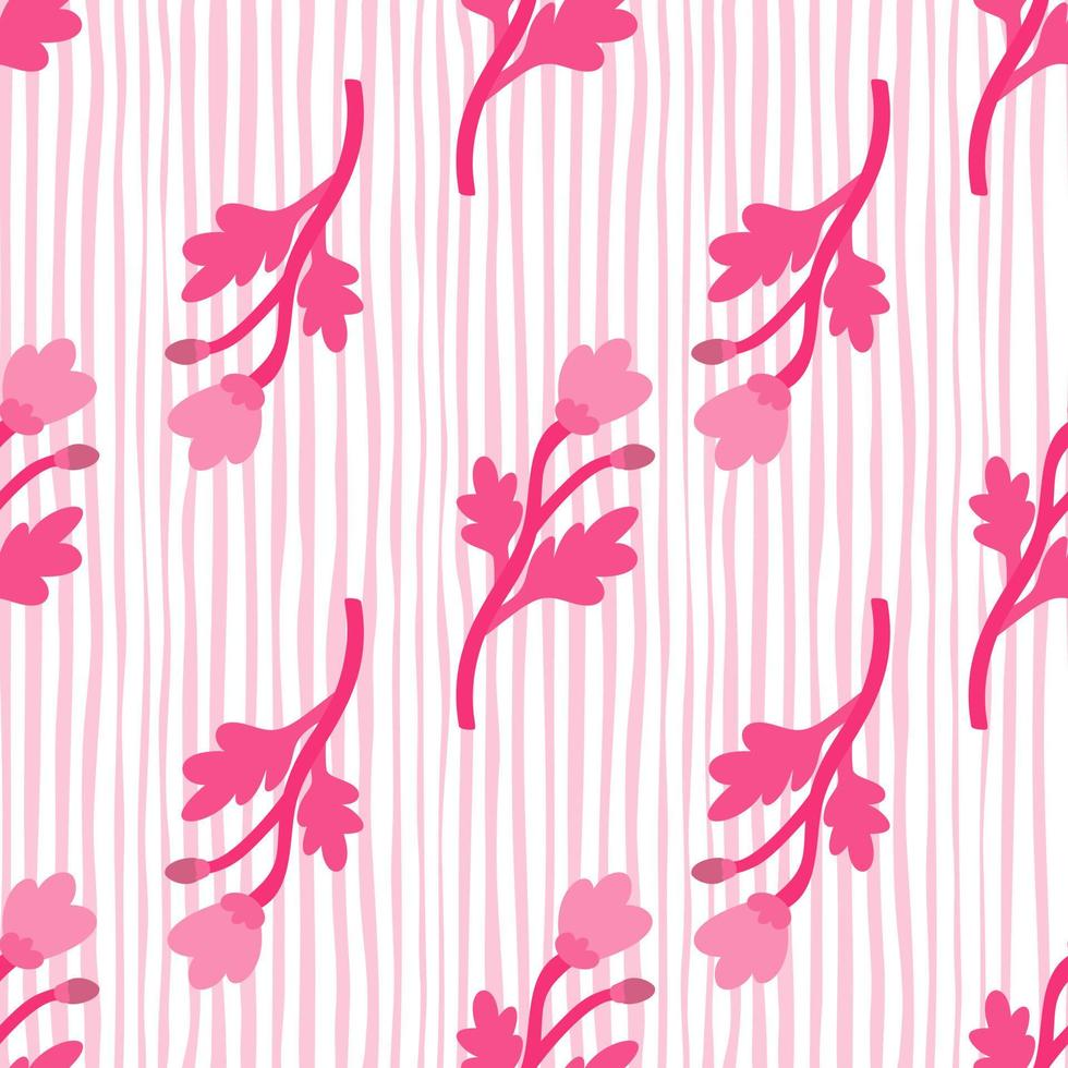 Decoration abstract flower seamless pattern. Botanical floral wallpaper. vector