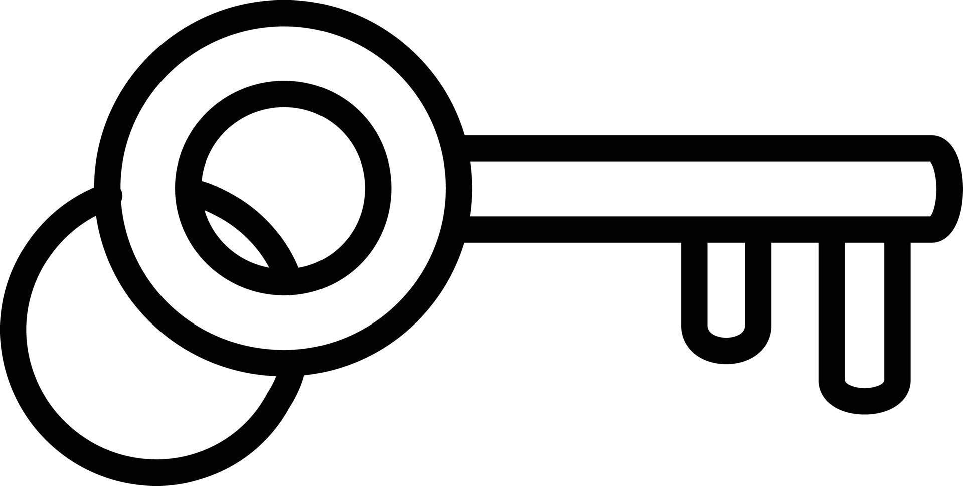 KeyLine Line Icon vector