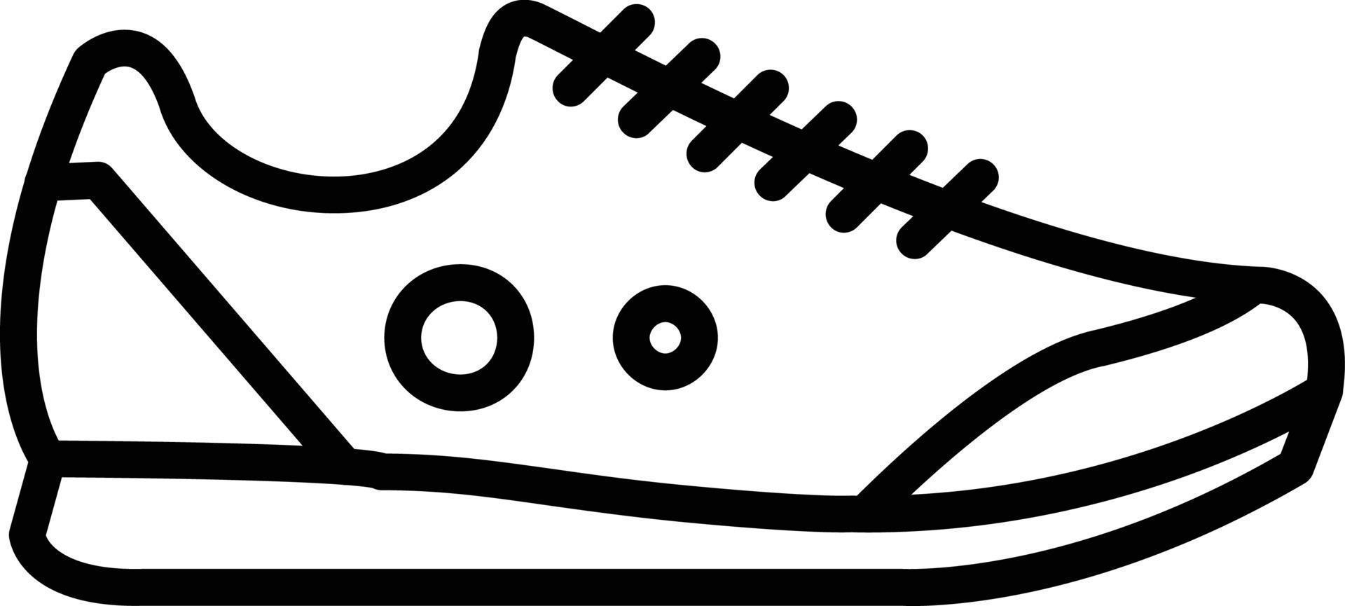 Sneaker Line Icon vector