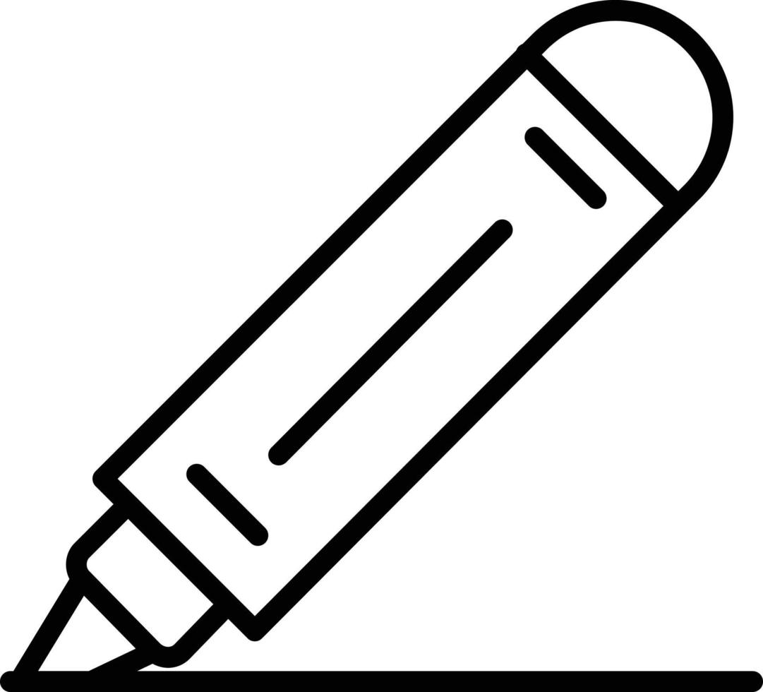 Marker Line Icon vector