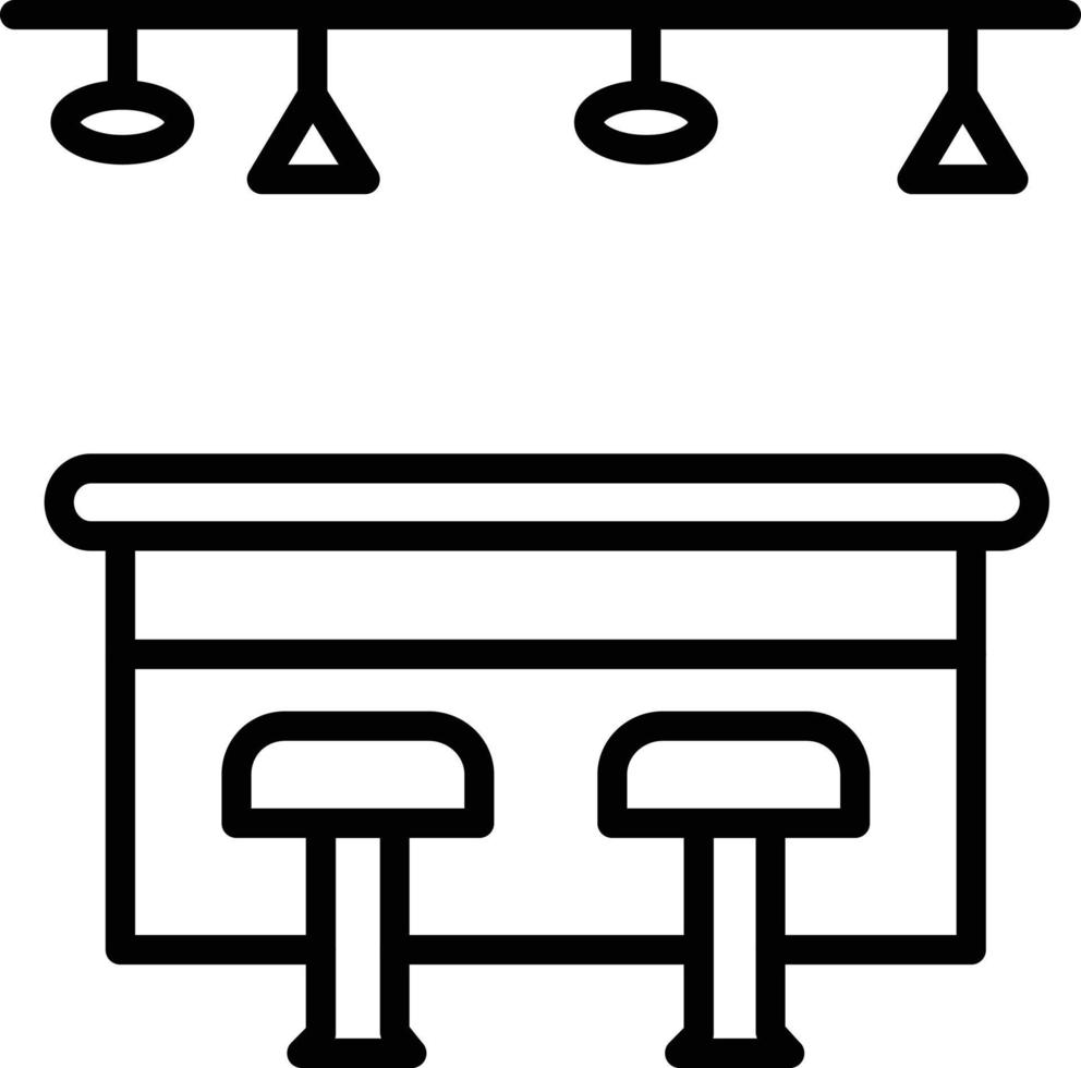 Bar Line Icon vector