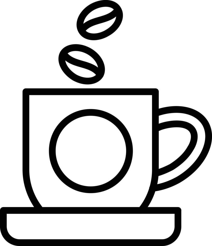 Coffee Line Icon vector