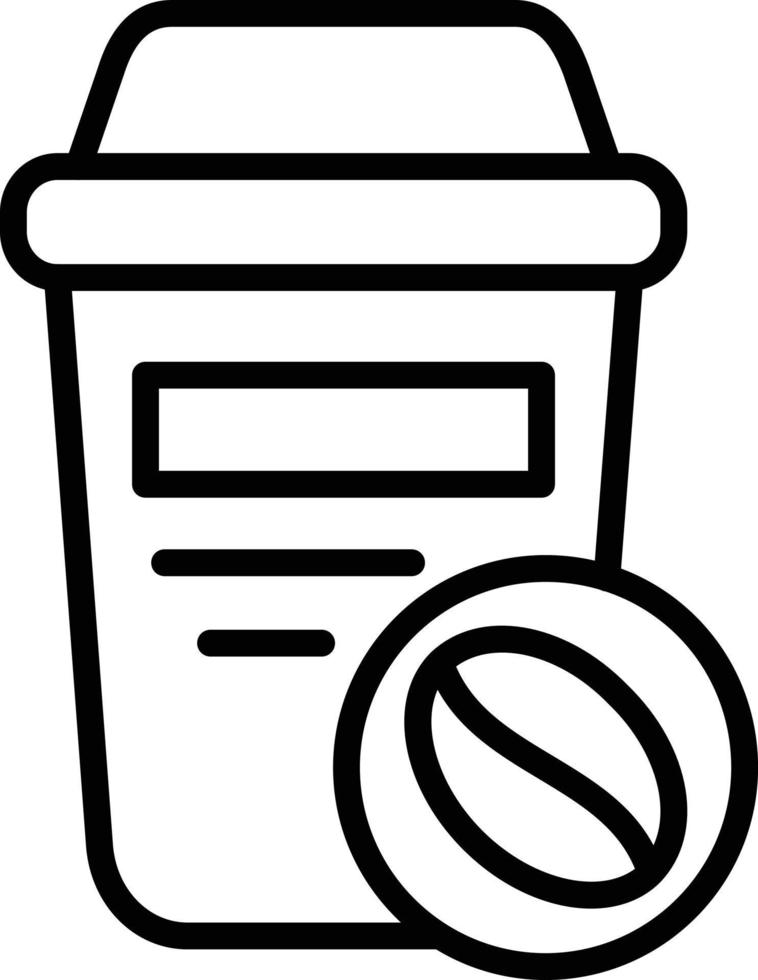 Coffee Line Icon vector
