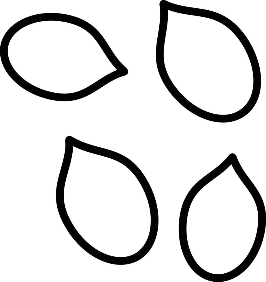 Sesame Line Icon vector