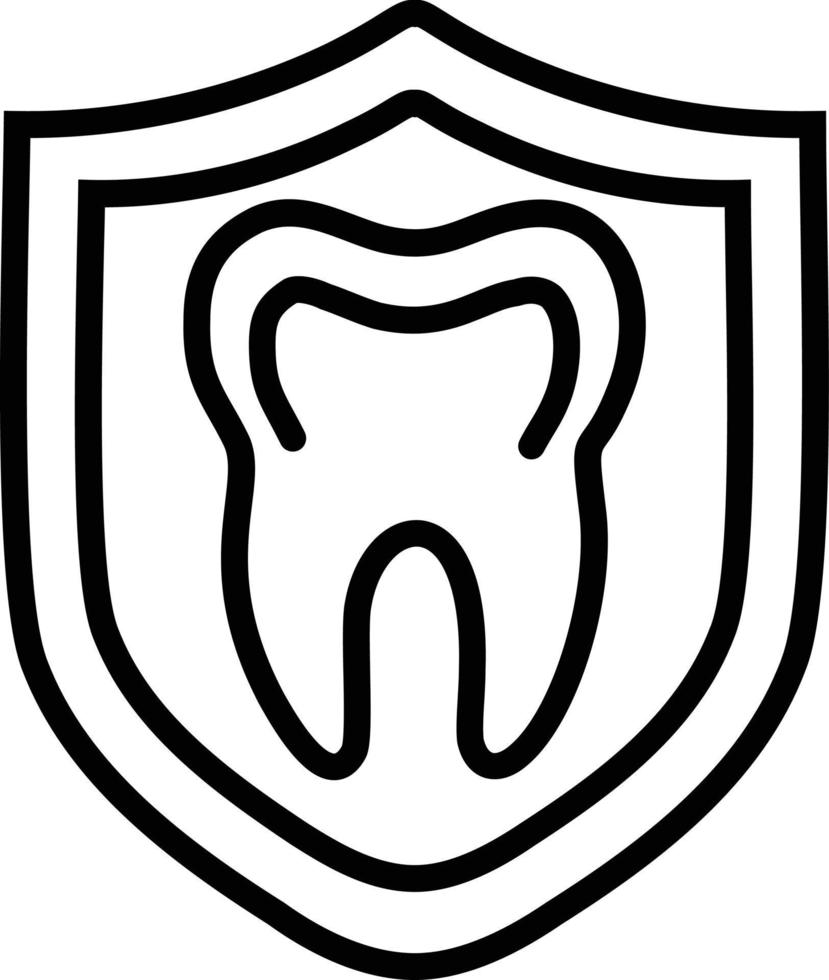 Protection Line Icon vector