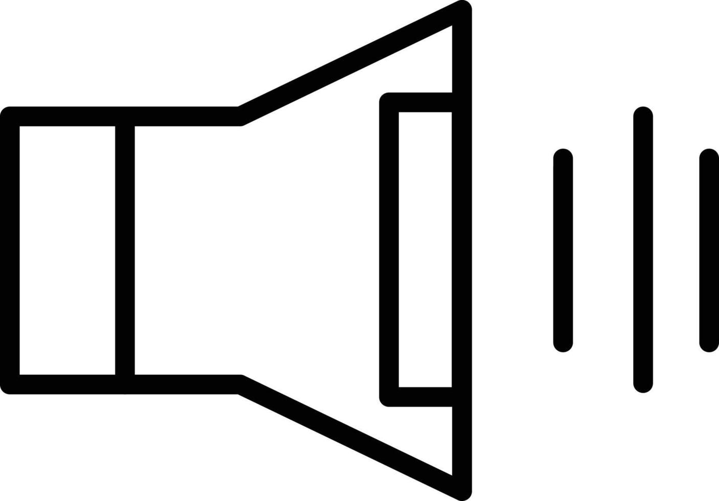 Audio Line Icon vector
