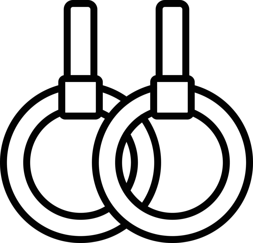 Rope Line Icon vector