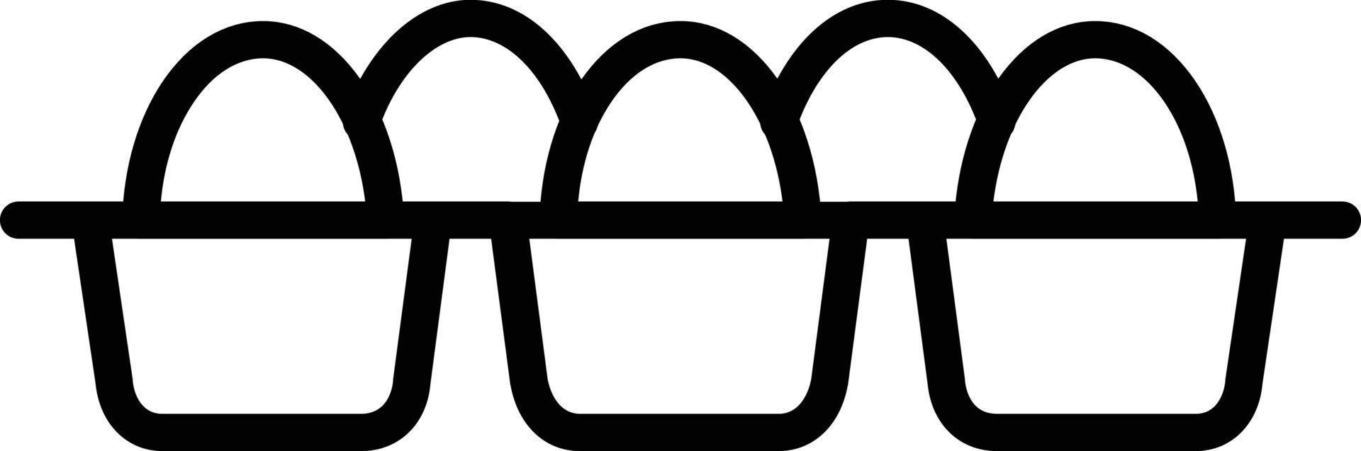 Egg Line Icon vector