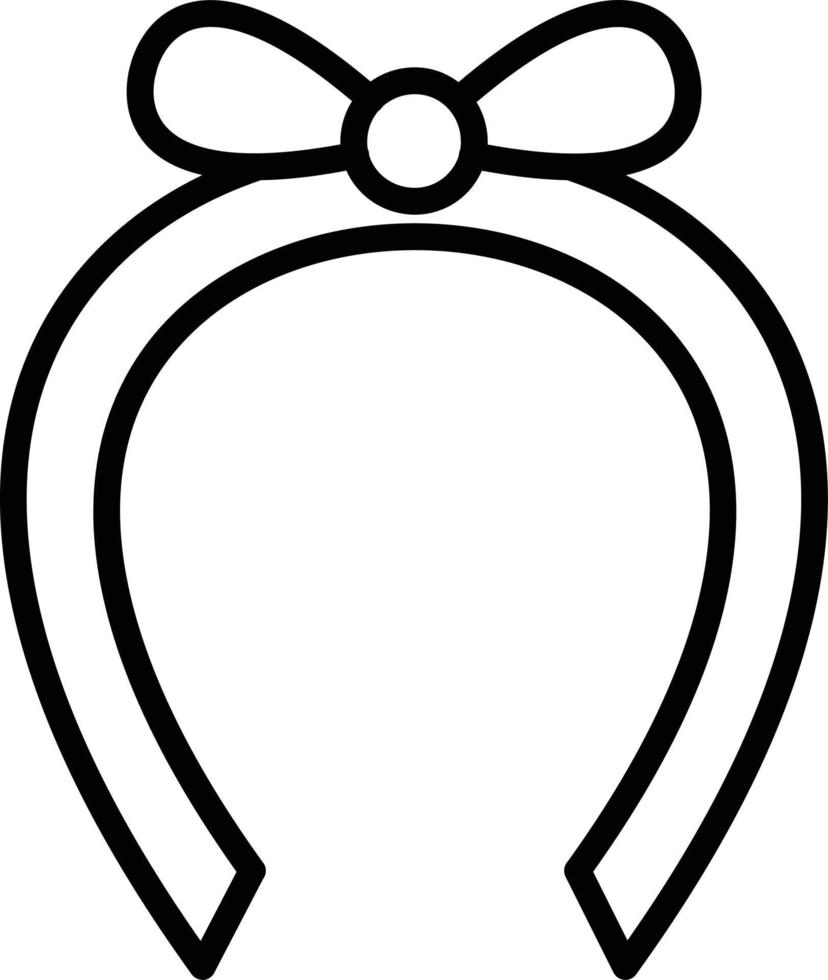 Headband Line Icon vector